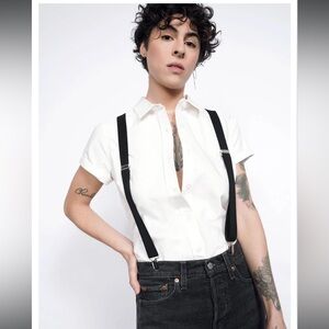 Wildfang The Essential white Oxford button up - EUC